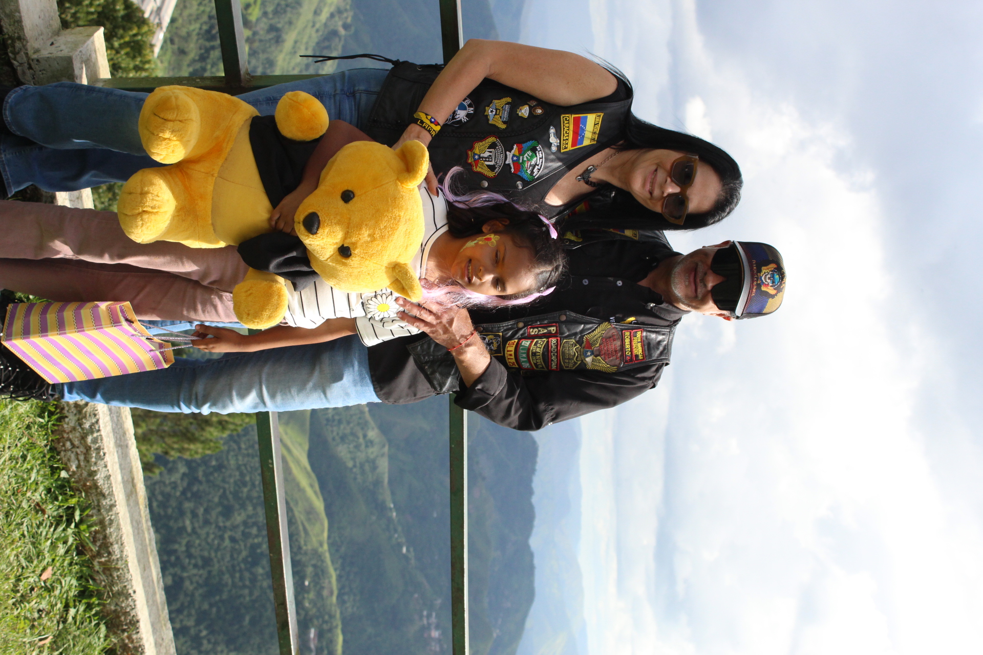 A family together in the Venezuelan mountains, representing the belonging ANE creates for every child
